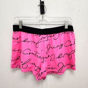 Juicy Couture pink sleepware shorts medium